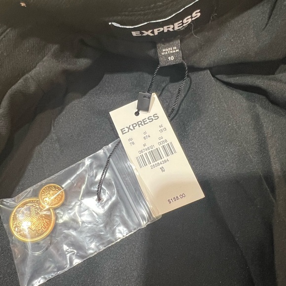 Express Scuba Captain's Double Breasted Black Blazer 10 - Picture 3 of 9